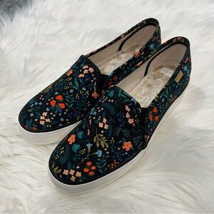 Keds Rifle Paper Co Floral Slip-On Sneakers